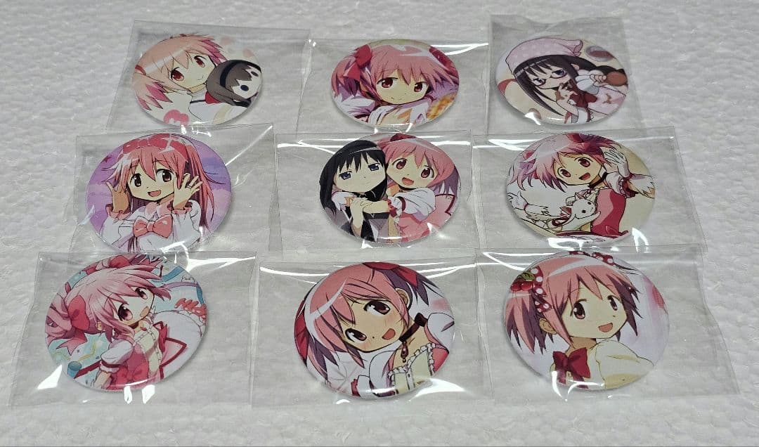 魔法少女まどかマギカ コミケ会場数量限定 バッジ9個セット