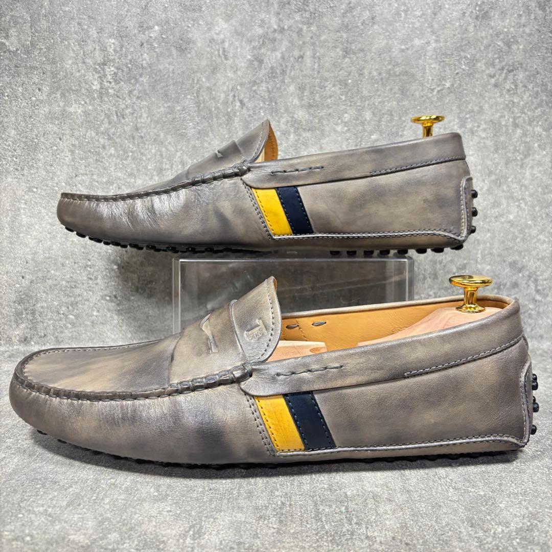 【美品】TOD'S ドライビングシューズ ローファー モカシン 27cm