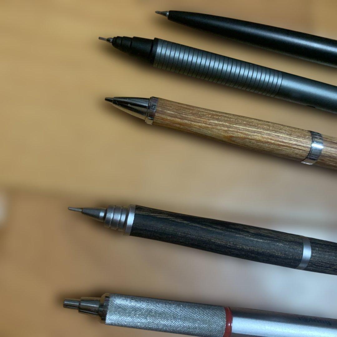 シャープペンシルセット 木製・金属製