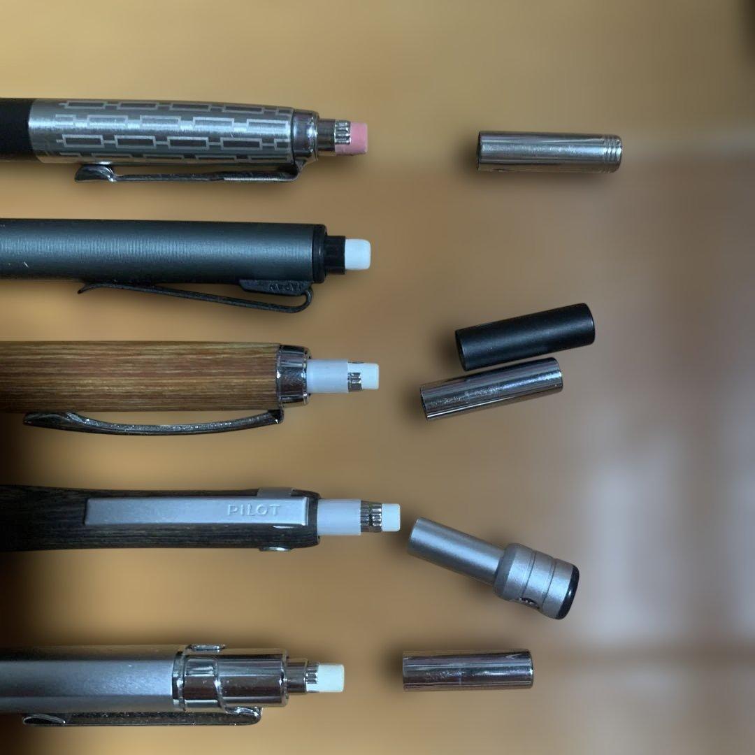 シャープペンシルセット 木製・金属製