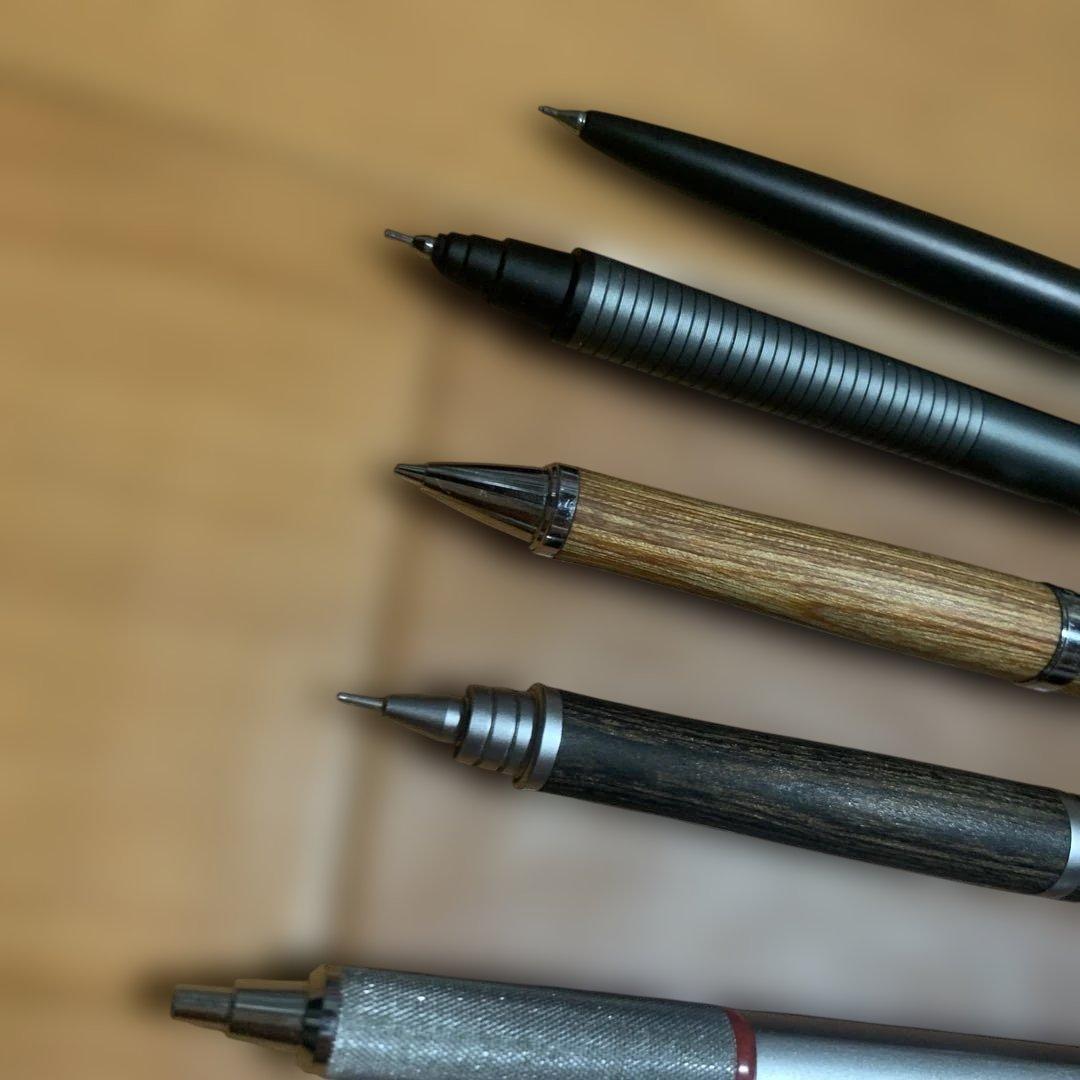 シャープペンシルセット 木製・金属製