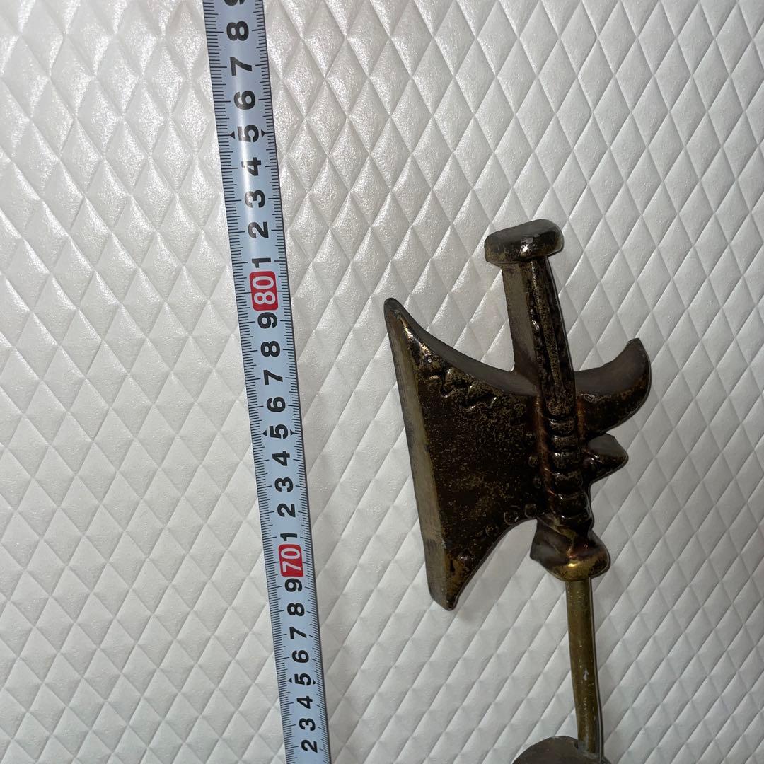 ヴィンテージ 中世の騎士 ナイト 中世騎士 真鍮製 壁掛け