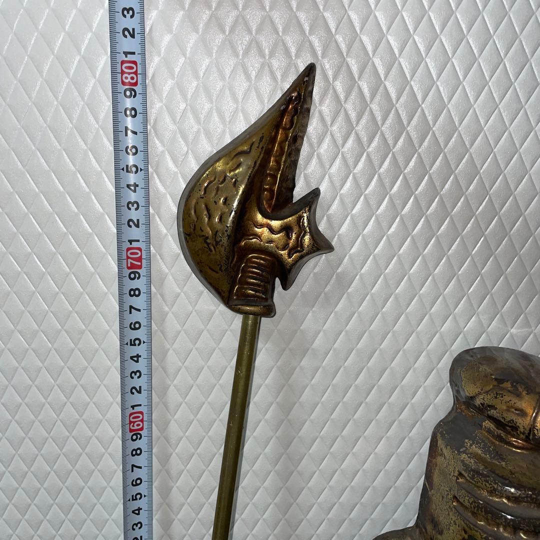 ヴィンテージ 中世の騎士 ナイト 中世騎士 真鍮製 壁掛け