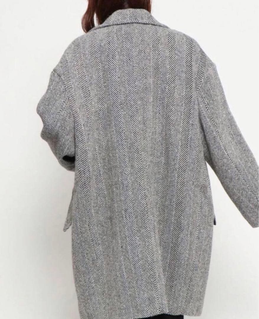格安！お値下げ！美品！Mila owen ヘリンボーン コート