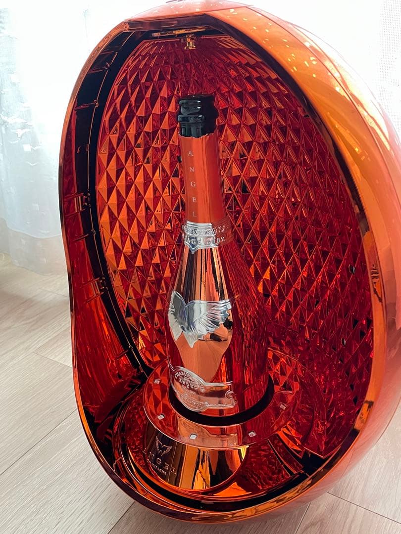 Angel シャンパン　オレンジ　空瓶 エッグケース