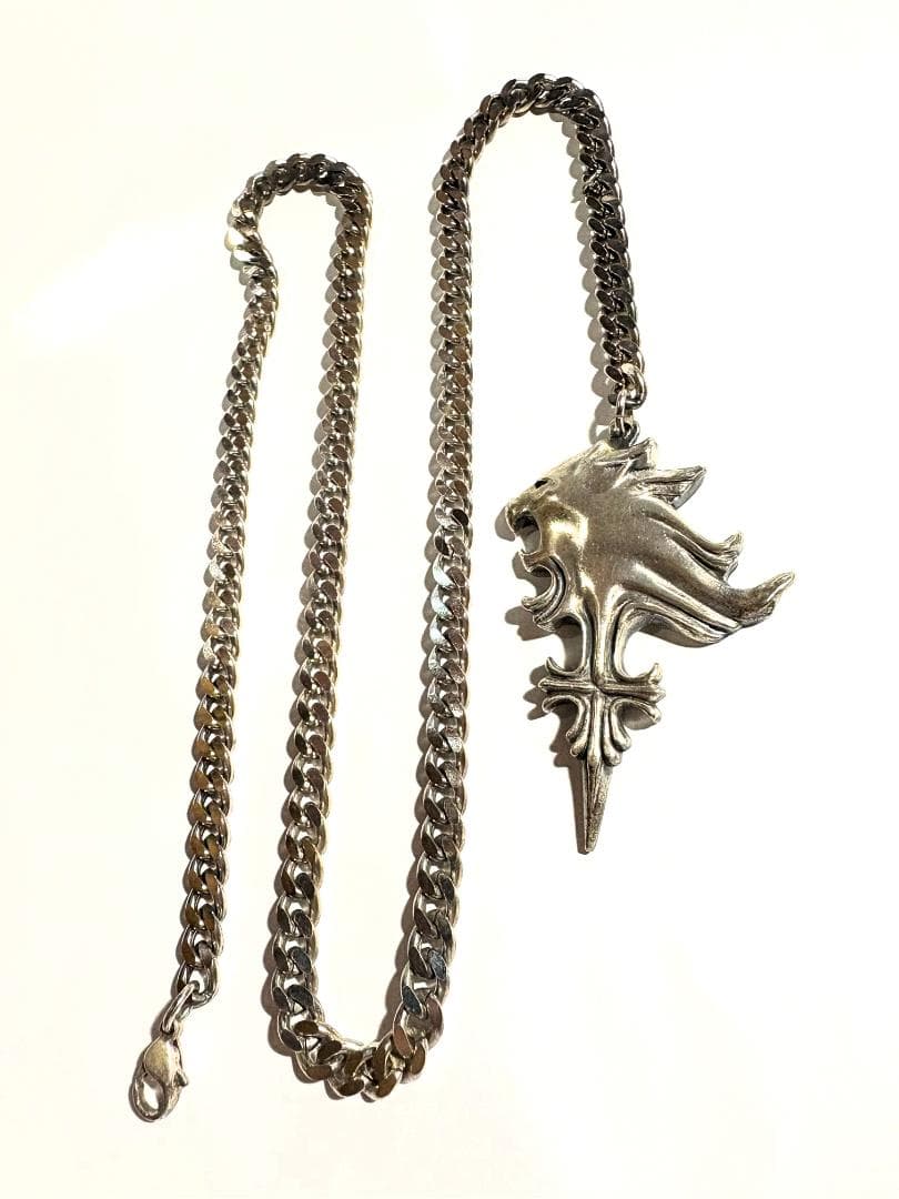 FINALFANTASYⅧ シルバーネックレス ライオンハート【希少品】