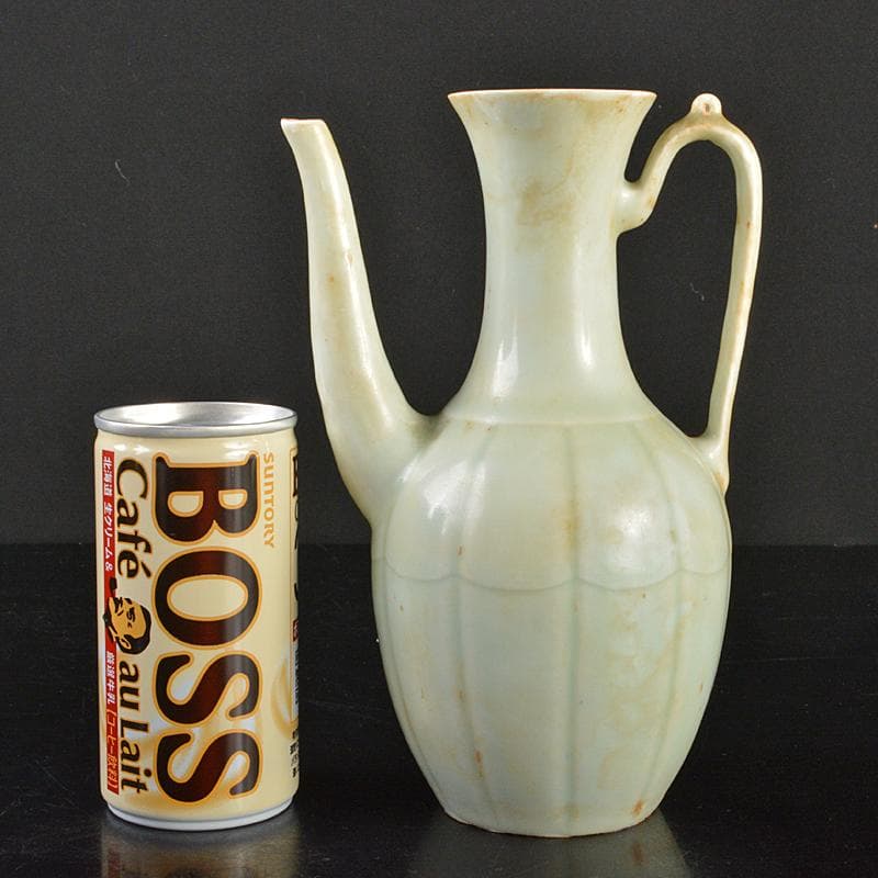 中国　影青　青白磁　水注　執壷　時代箱付　V　R6482