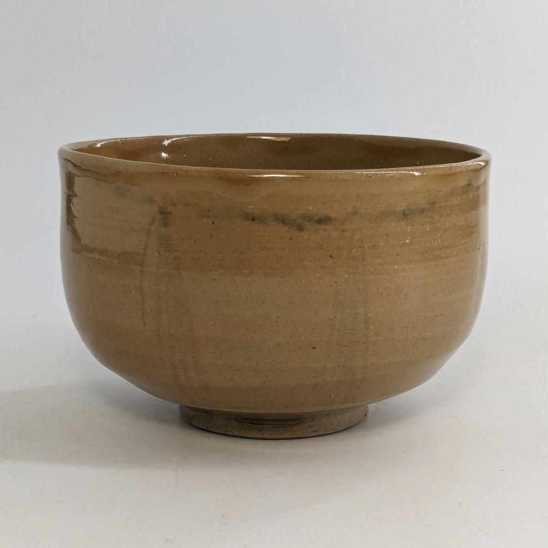 岡本英山 虫明焼 魚絵茶盌 共箱 抹茶碗 抹茶茶碗 茶道具 茶器 食器 工芸品