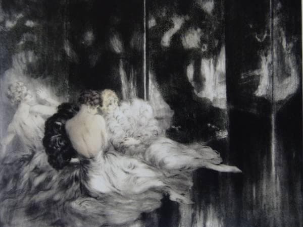 ルイ・イカール・アールデコ/予感、希少な限定版額装用画集より、新品高級額装付