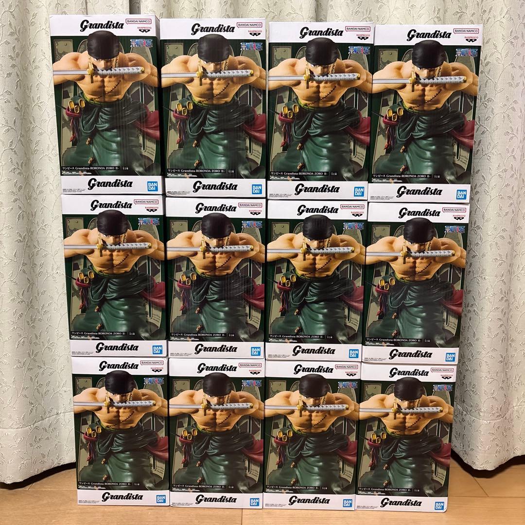 ワンピース　Grandista　ゾロフィギュア　12個セット