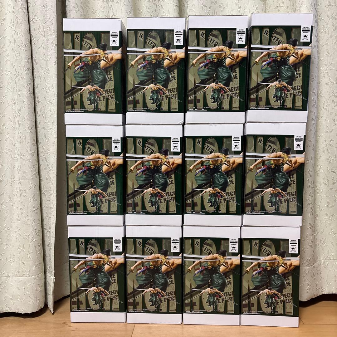 ワンピース　Grandista　ゾロフィギュア　12個セット