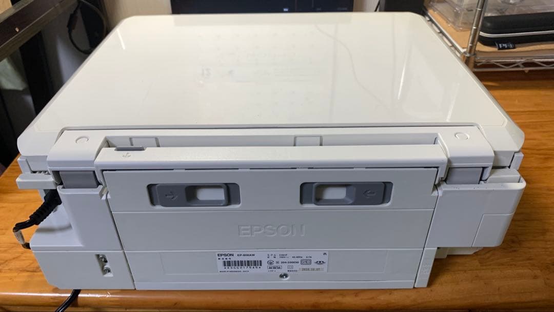 ①EPSON EP-808AW(ジャンク品) ②インクカートリッジ 21個セット