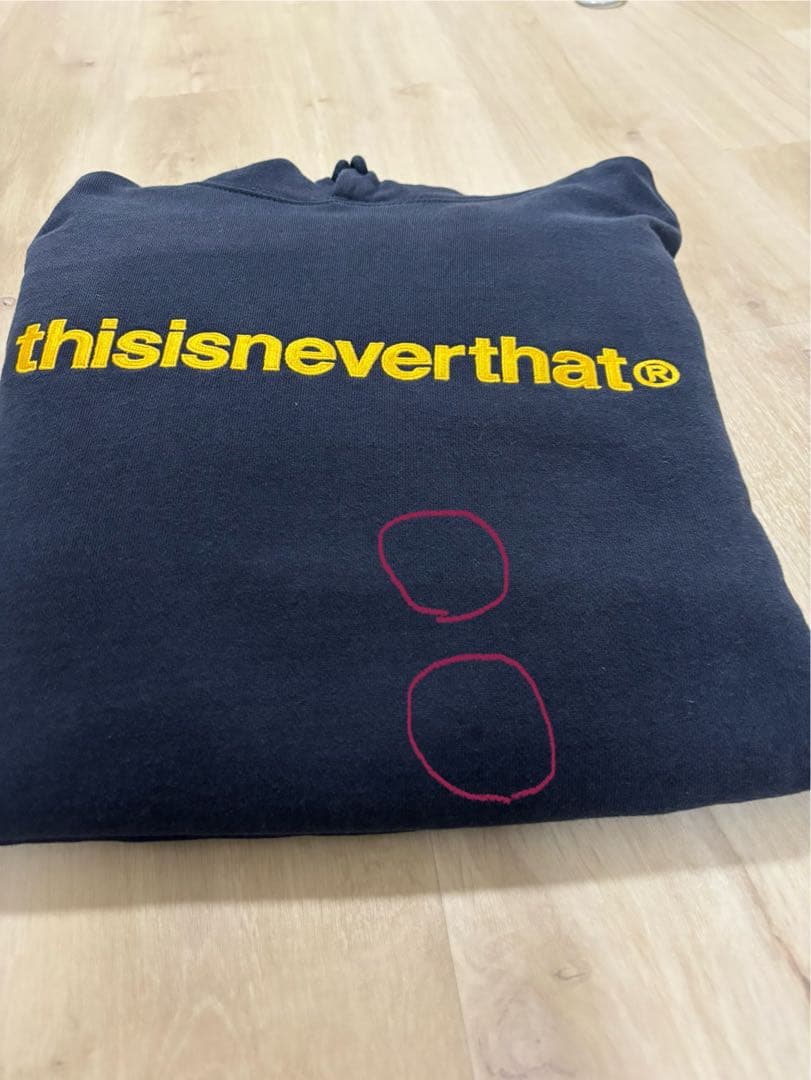 thisisneverthat ネバザ　パーカー Mサイズ