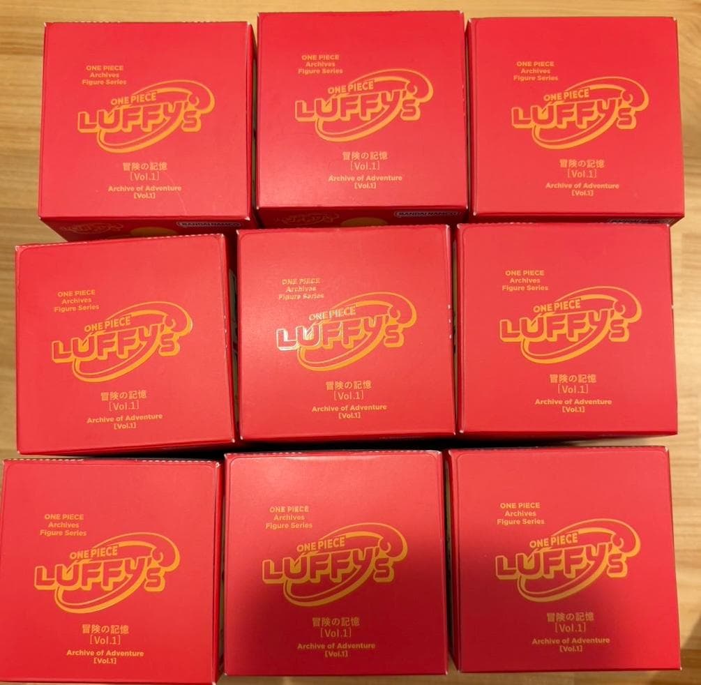 LUFFY's　冒険の記憶　Vol.1　BOX　9種類