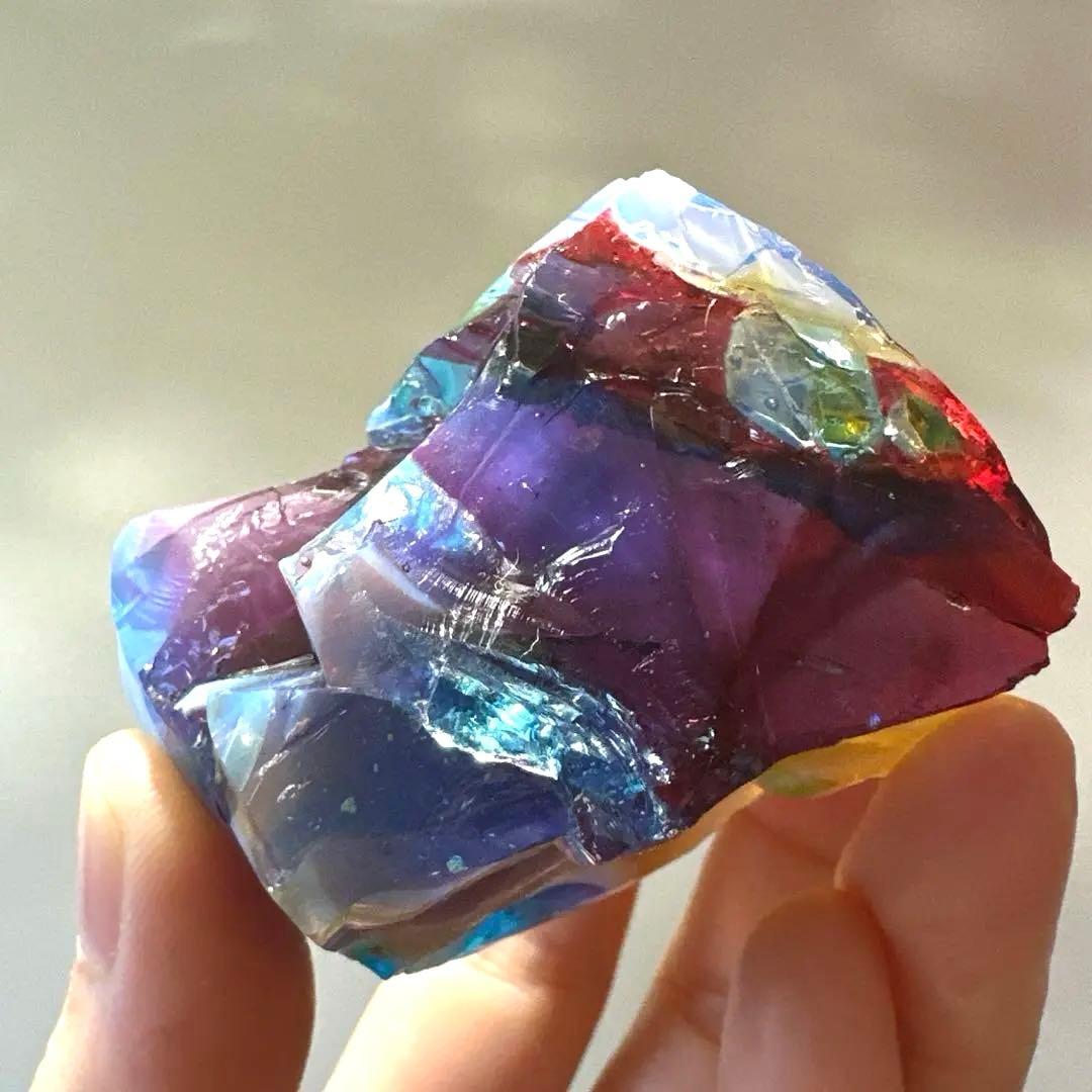 アンダラクリスタル　シエラネバダ　マルチカラー132.6g レア　Andara