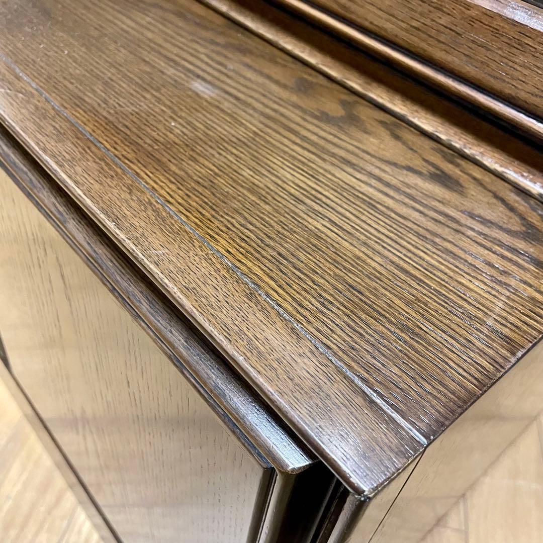 【karimoku】HG2000MD+HG8000MD 飾棚 (1990年代製)