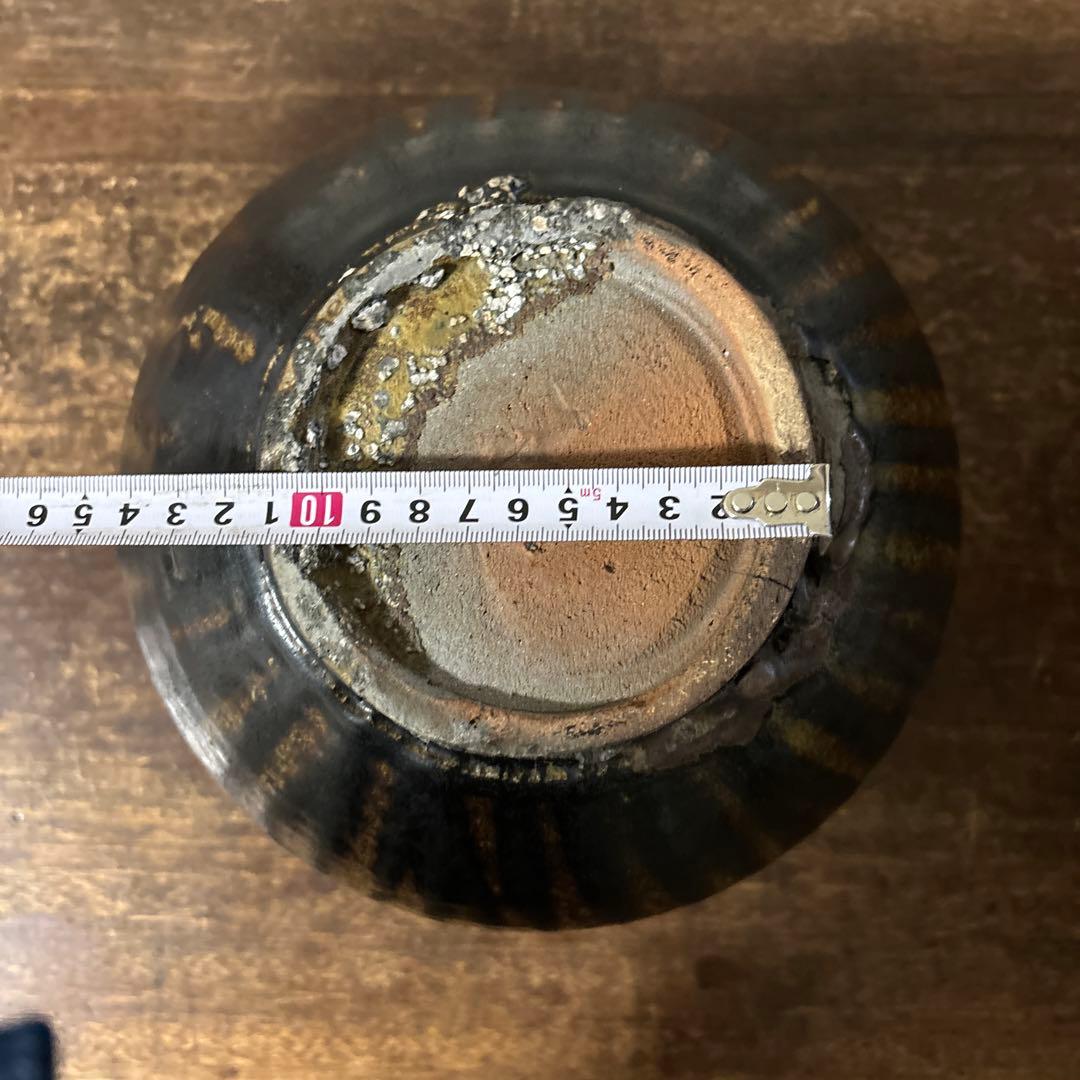 黒高麗壷　信楽　伊賀焼　古道具　古備前　李朝　骨董　花入　花器　古美術　古美術