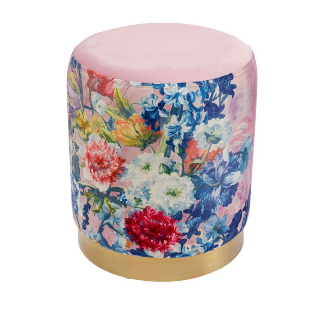 KARE カレ 廃番 チェリーフラワーローズ スツール PINK 箱入新品