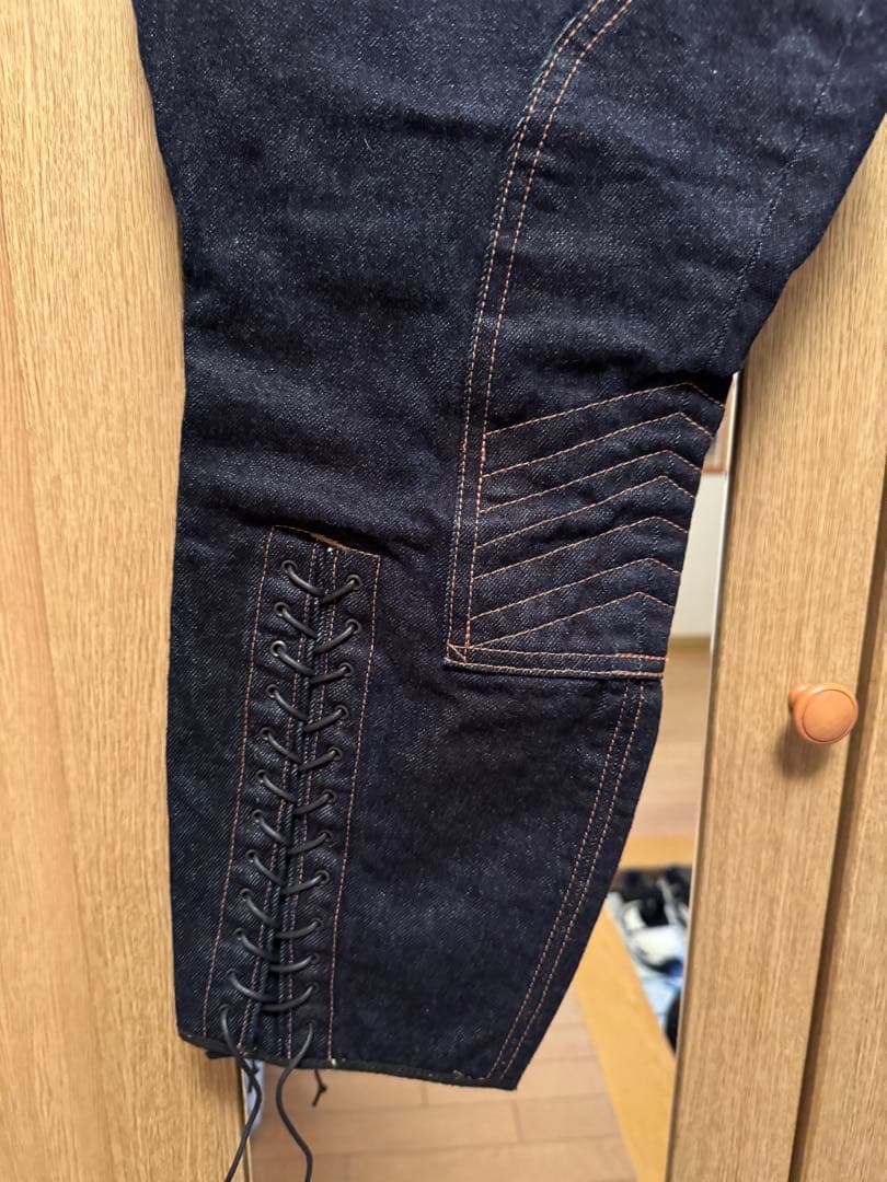 最終値下げ　超激レア　ブラックサイン　デニムブリーチーズ