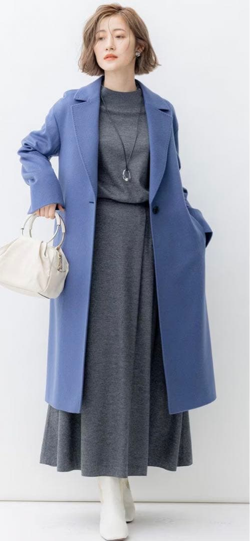 ⭐︎ムーミン⭐︎タグ付き未使用　ウールカシミヤビーバー チェスター コート