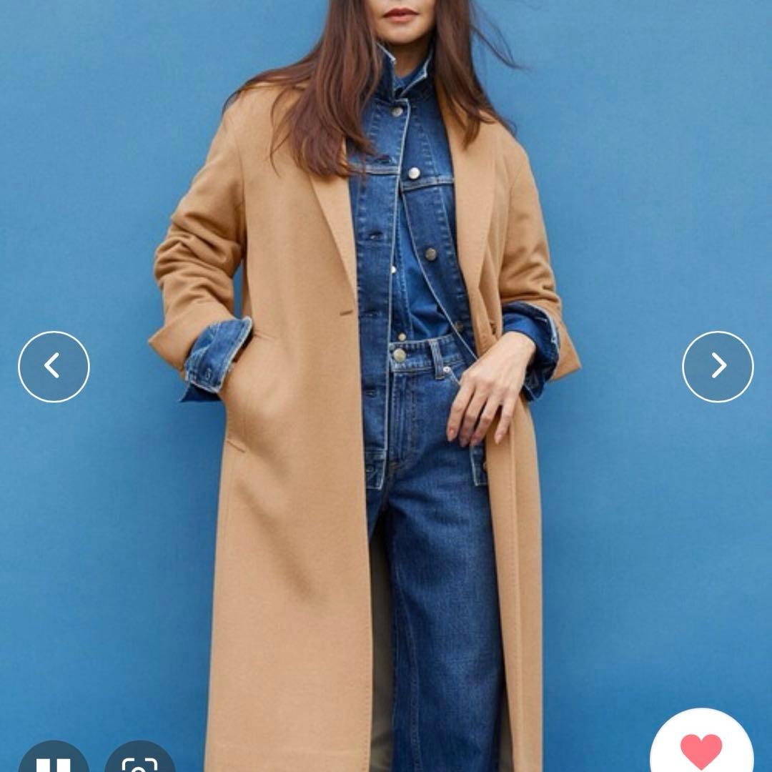 ⭐︎ムーミン⭐︎タグ付き未使用　ウールカシミヤビーバー チェスター コート