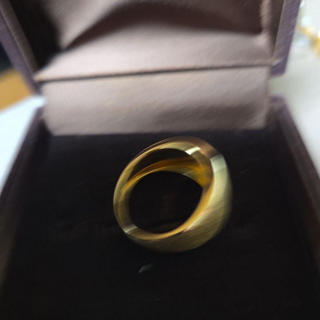 GSTV イタリアンジュエリーK18YGリング総量4g ミリオリーニ ♯21