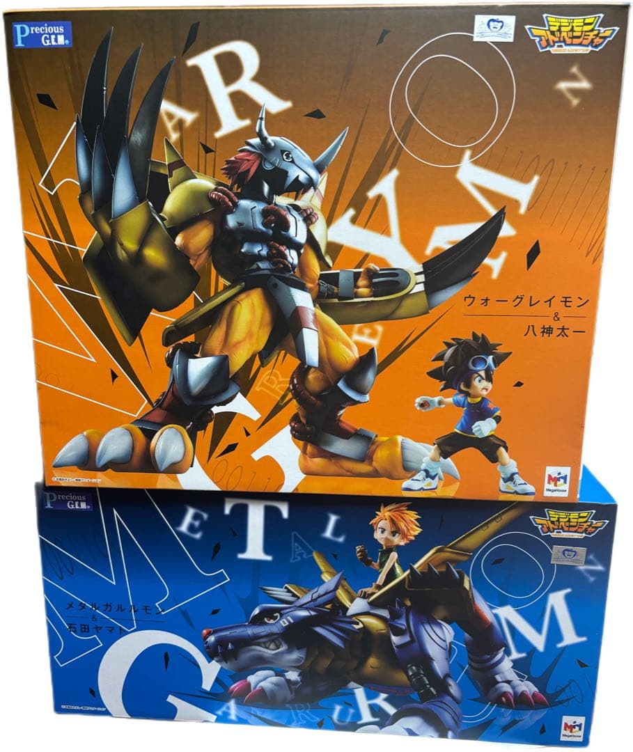デジモンデジタルモンスターG.E.Mフィギュアウォーグレイモン、メタルグレイモン