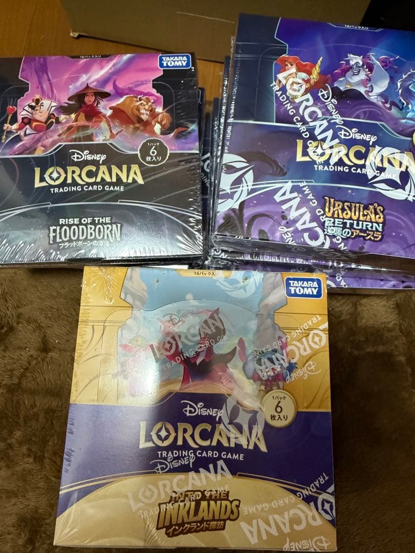 未開封　ディズニーロルカナ　物語のはじまり等10Boxシュリンク付き