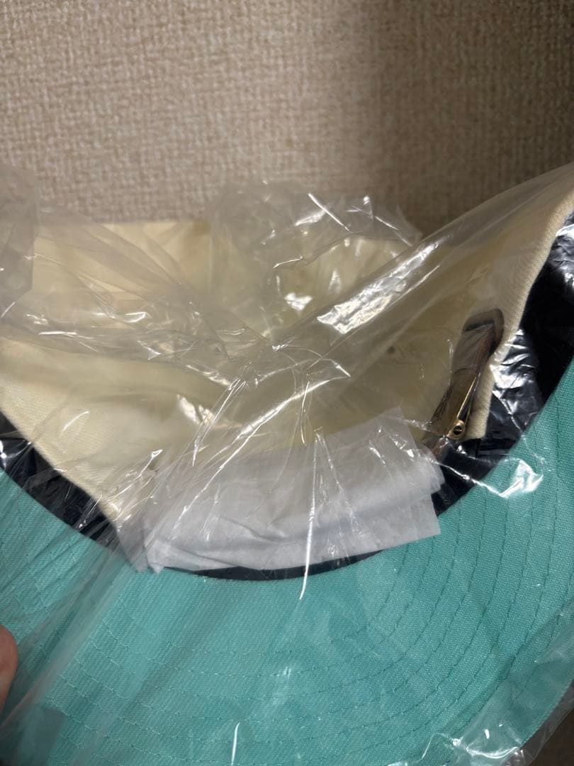 バナナマン　ニューエラ　コラボキャップ　バ帽　ターコイズ