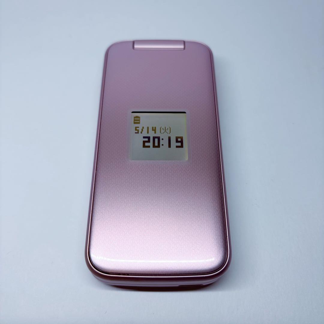 【利用期間1年】docomo ドコモ F-01M ピンク らくらくホン