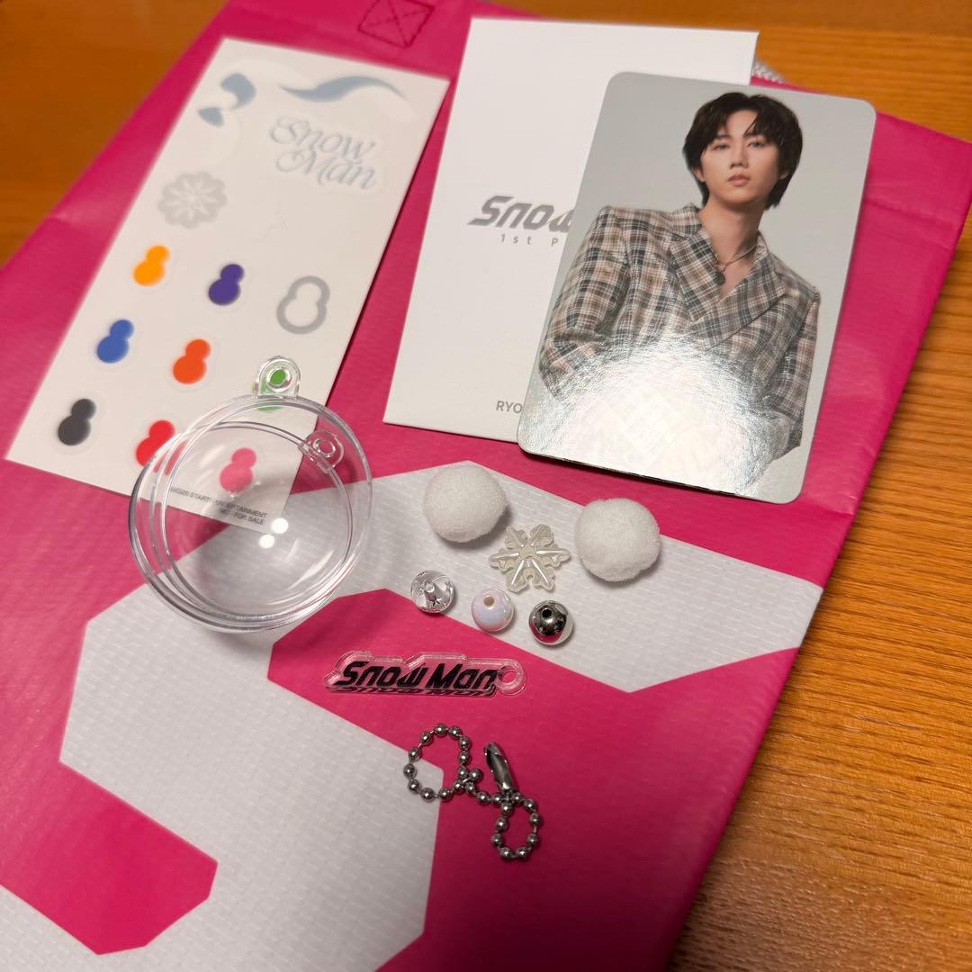 華*代様 Man1st POP-UP 入場特典 スノーボールキーリング