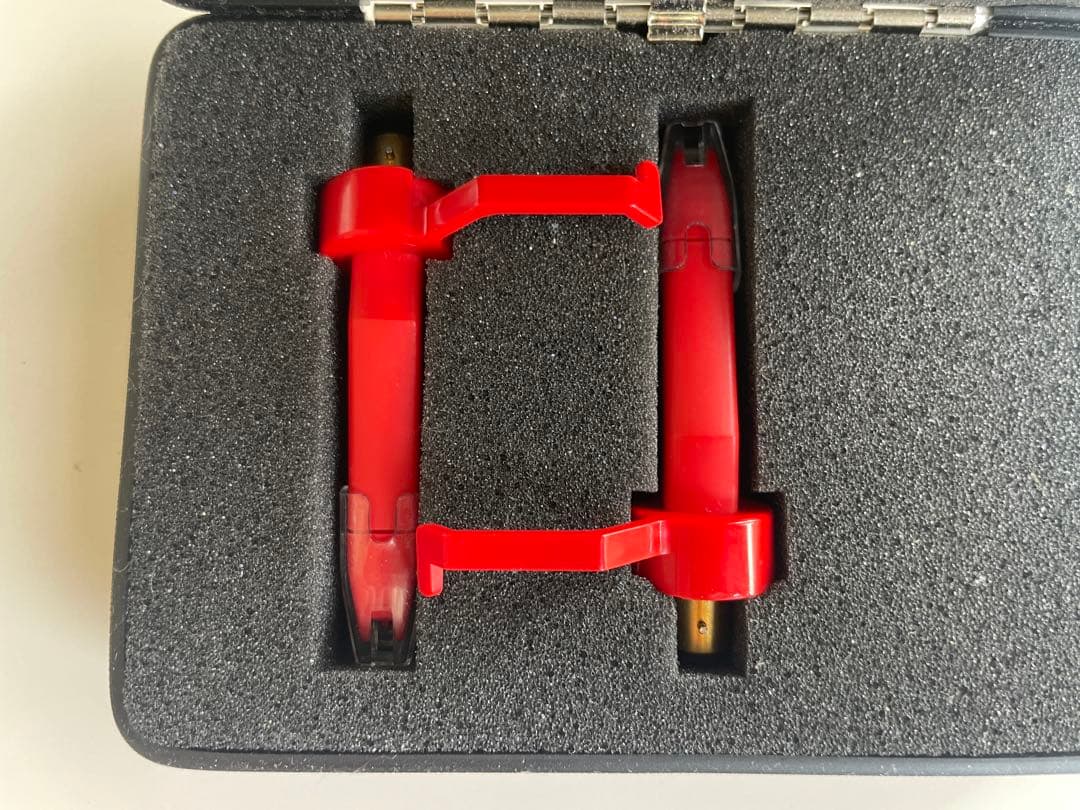 樽屋　01-M 赤針　2本セット　カートリッジ　ケース付　レコード針