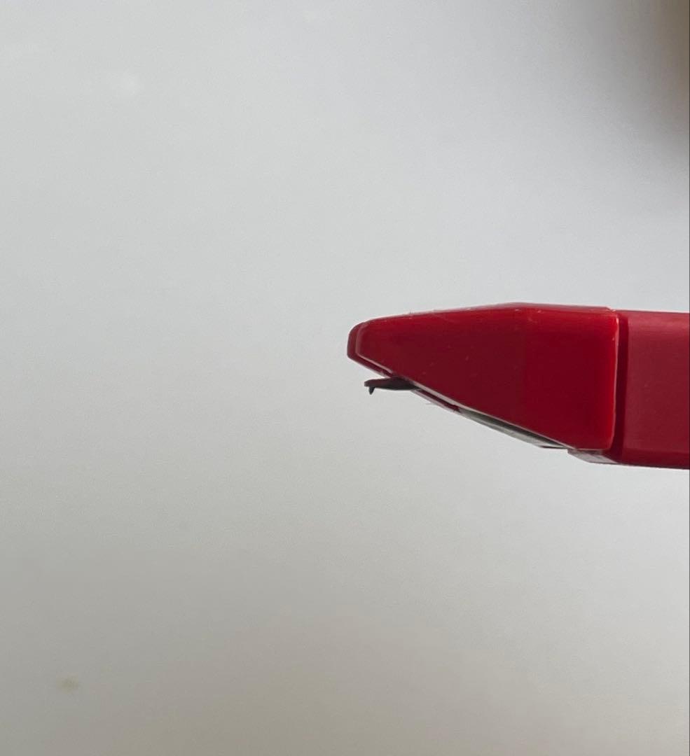 樽屋　01-M 赤針　2本セット　カートリッジ　ケース付　レコード針