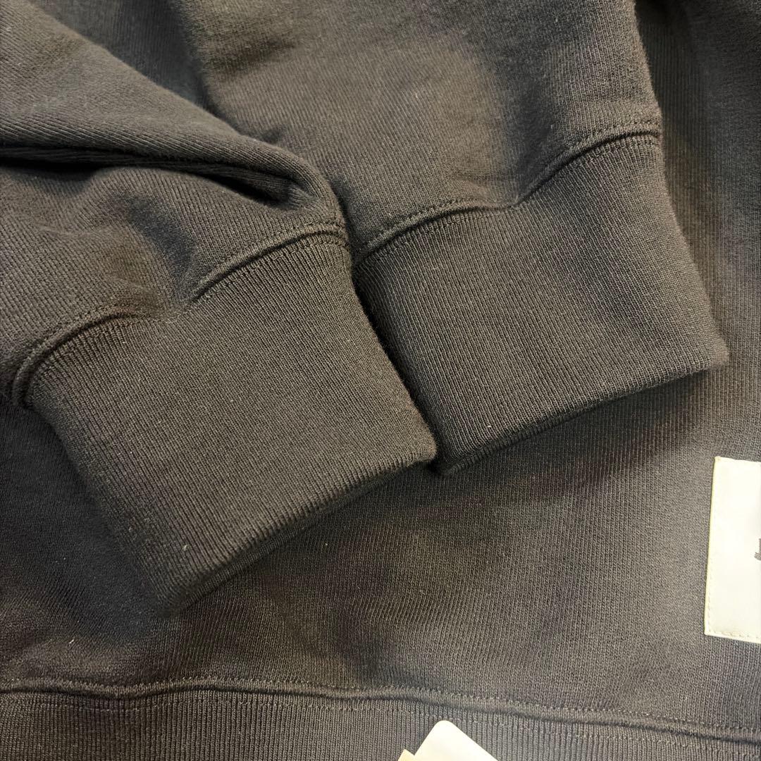 JIL SANDER プラス　ドローストリング ロゴパッチ パーカー Lサイズ