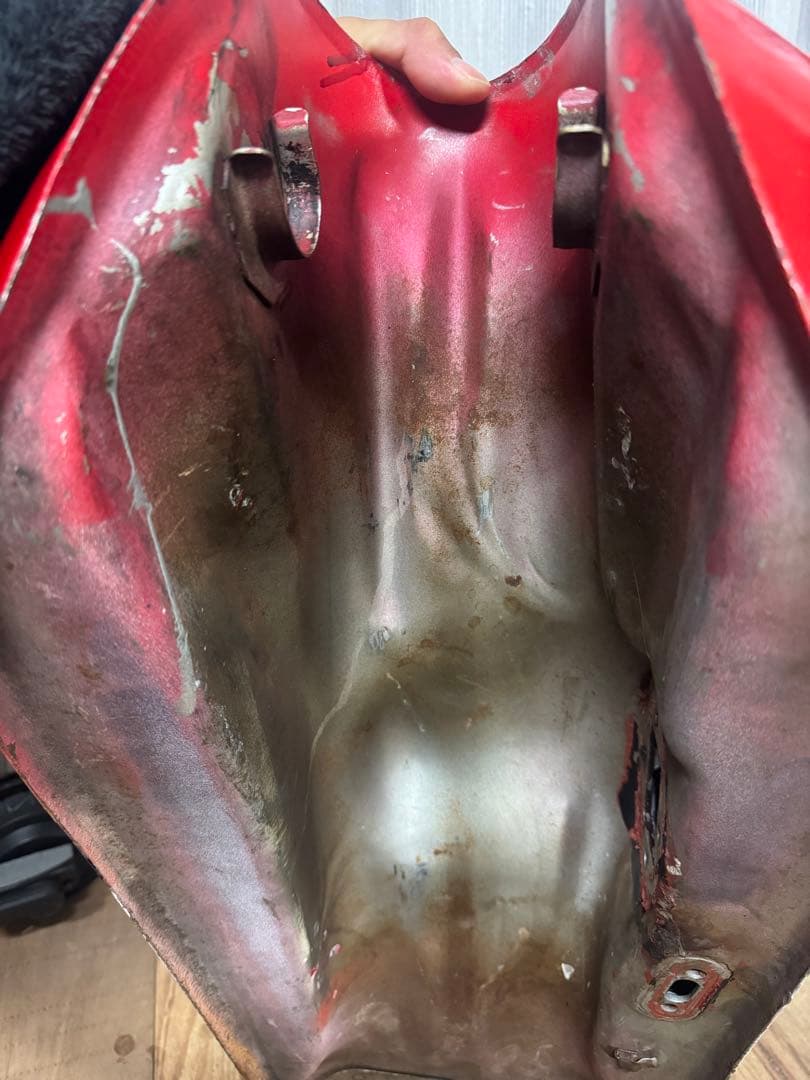 xj400 ysp 凹み有り　タンク内清掃済み ガソリンコック　 タンクキャップ