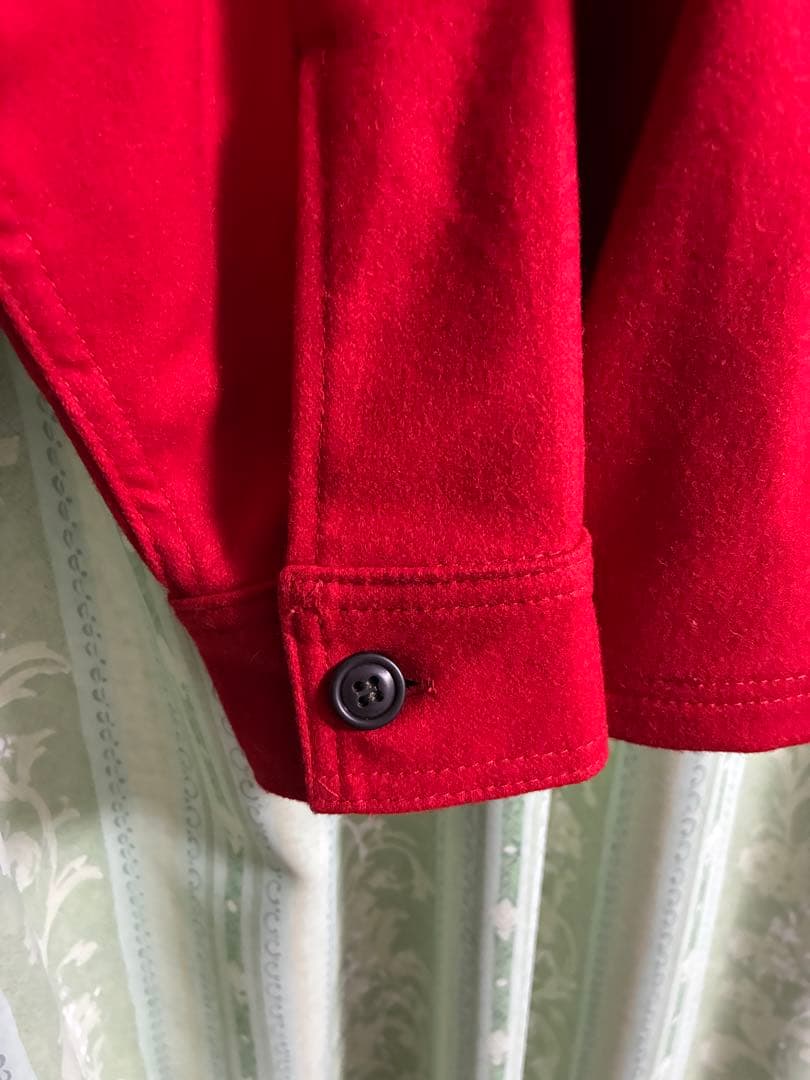 【USA製】FILSON フィルソン ウール シャツジャケット 赤 M CPO