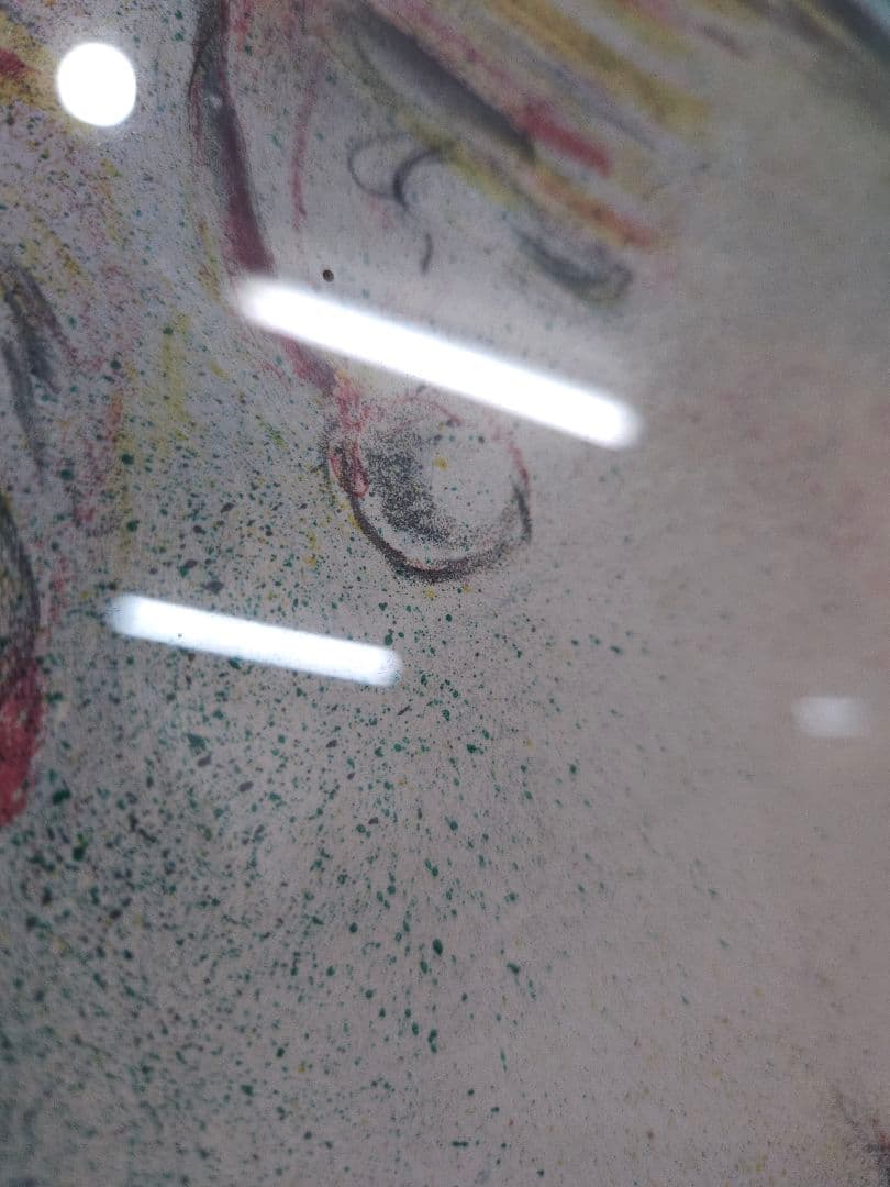 ジャン・ピエール・カシニョール 作 「赤い花束」 リトグラフ