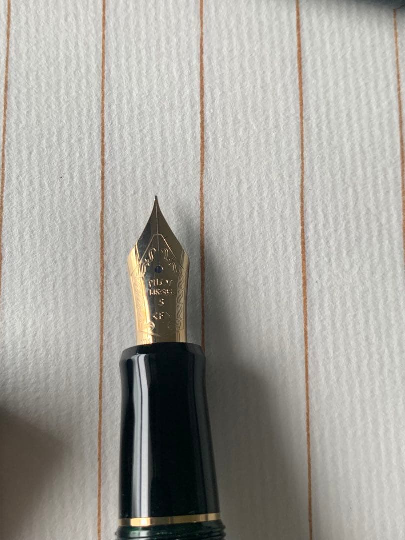 パイロット 74 ダークグリーン万年筆14Kペン先＆ボールペンセット 新品未使用