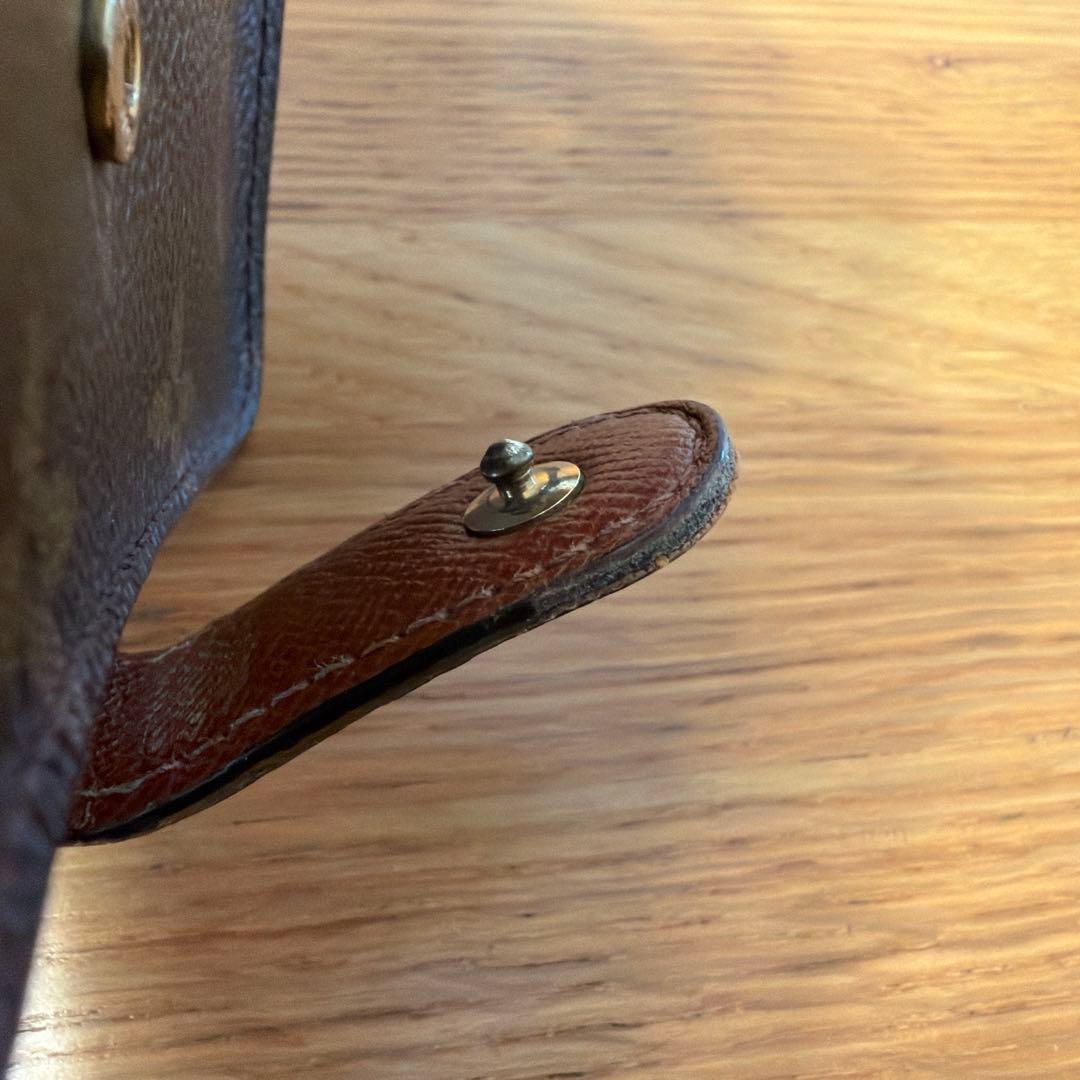 ルイビトン　コンパクトジップモノグラム　ブラウン　財布