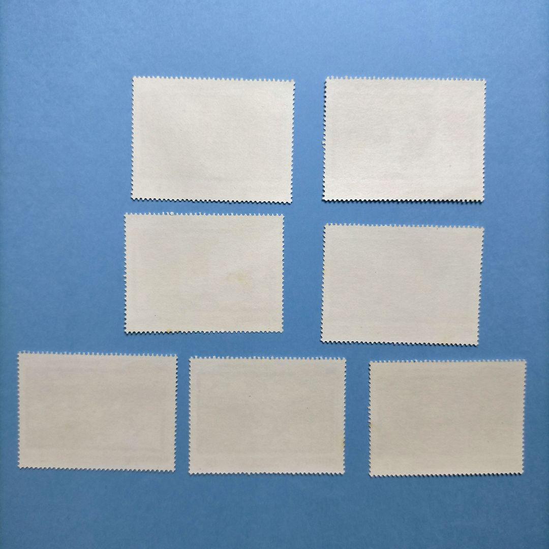 3121 外国切手 アンギア 1982年 ディズニー クマのプーさん 7種完