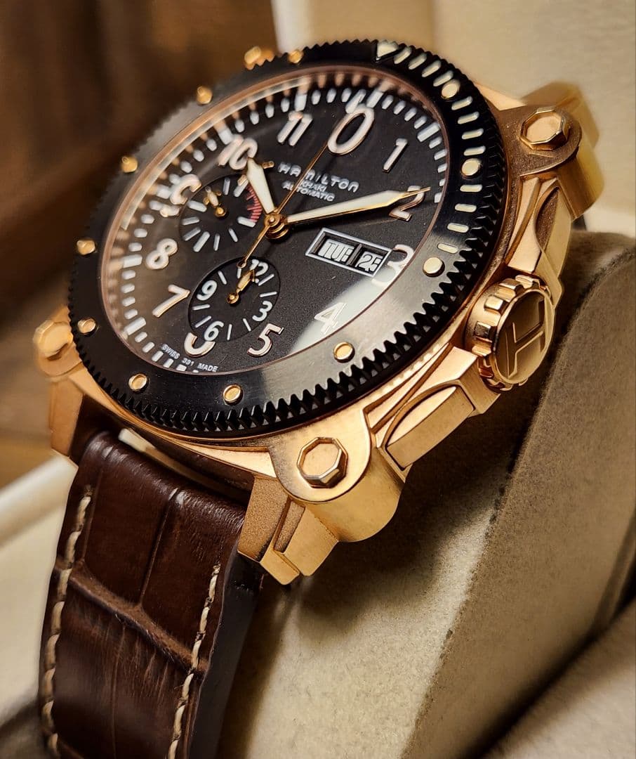 定価31万　ハミルトン　カーキ　ビロウゼロ　自動巻き　腕時計　khaki