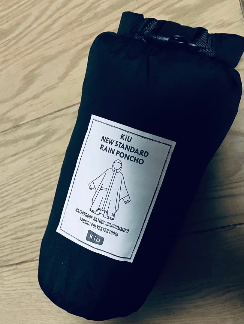 coldrain ✖︎ kiu レインポンチョ 未使用