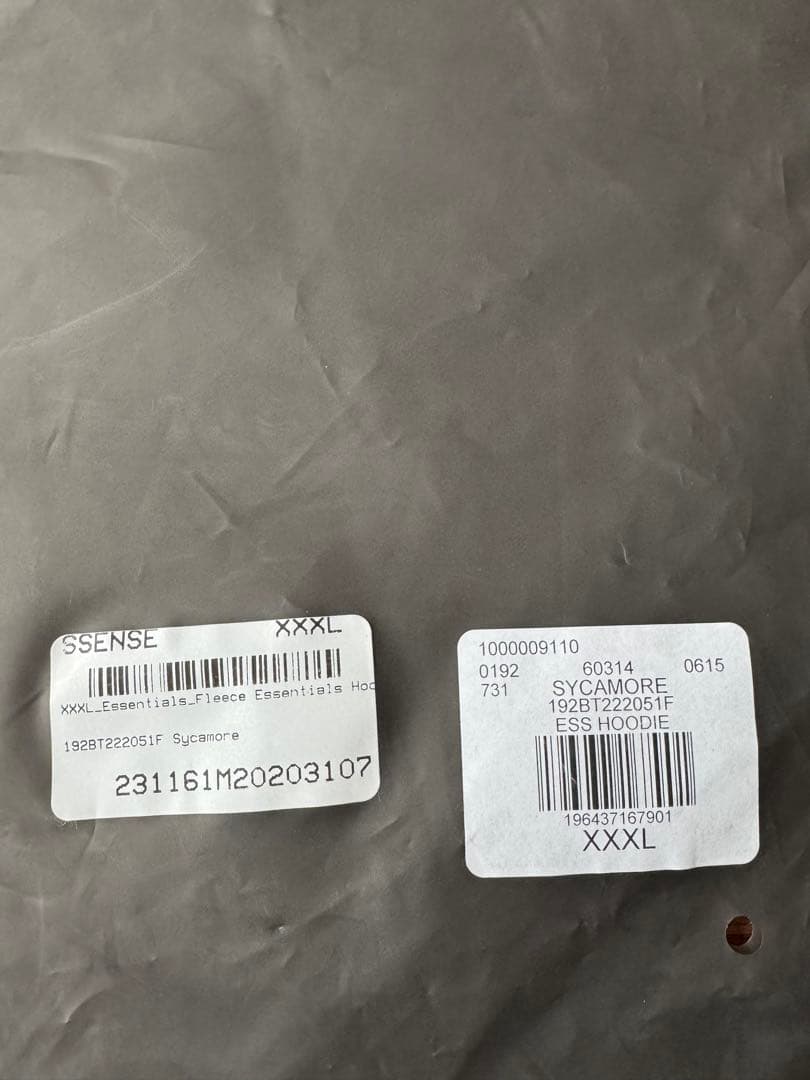 SSENSE購入 正規 レア 美品 ESSENTIALS パーカー XXXL