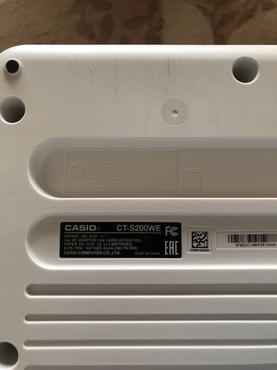 CASIO CT-S200WE カシオ電子ピアノ美品