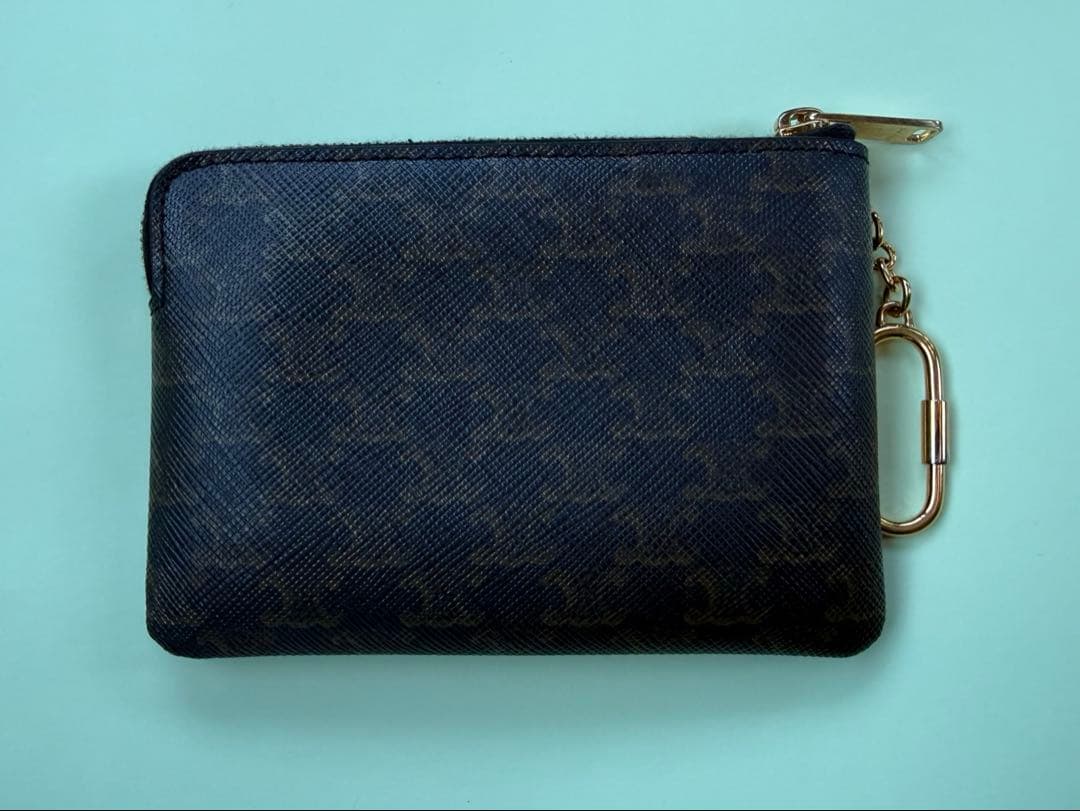 CELINE トリオンフキャンバス ケース パスケース　カードケース