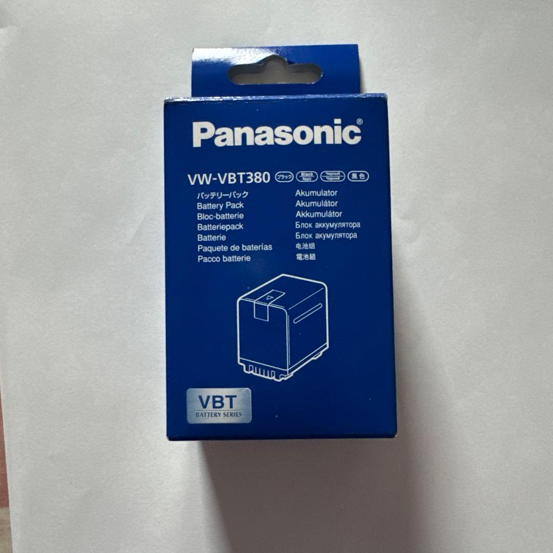 Panasonic VW-VBT380 バッテリーパック 3830mAh