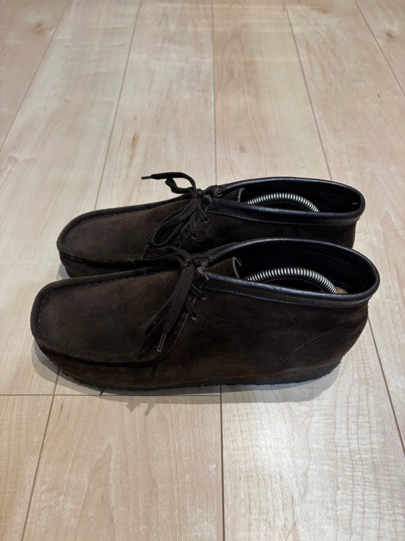 CLARKS ワラビー ミッドカット ダークブラウン 28cm visvim