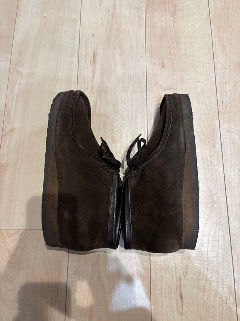 CLARKS ワラビー ミッドカット ダークブラウン 28cm visvim