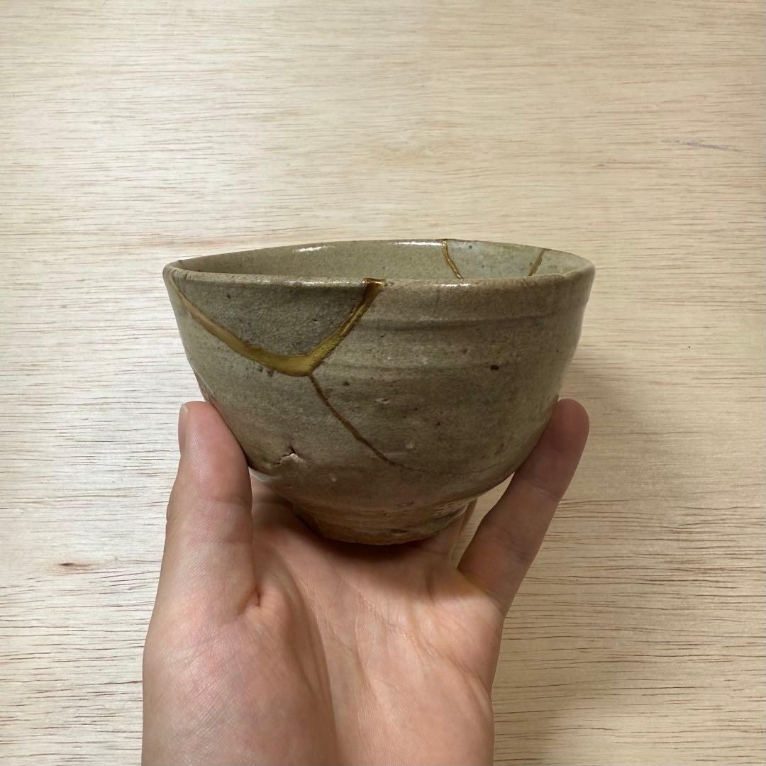 古唐津 無地唐津 茶碗 道園窯 桃山時代 江戸時代 金継ぎ 初期伊万里 古美術