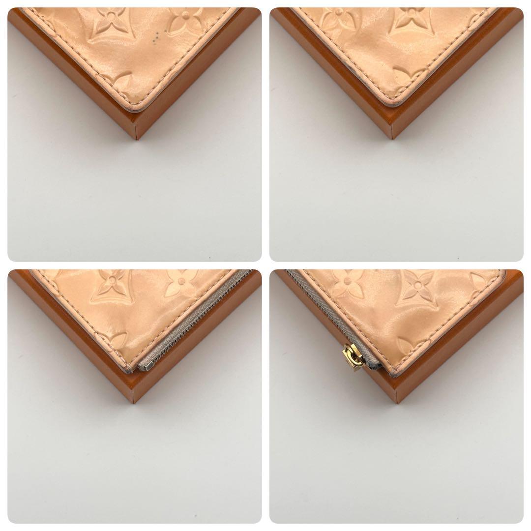 ルイヴィトン ケース ポシェットクレ ヴェルニ モノグラム ポーチ【良品】